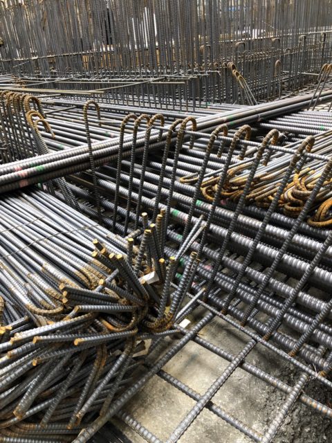 虎ノ門　鉄筋工事